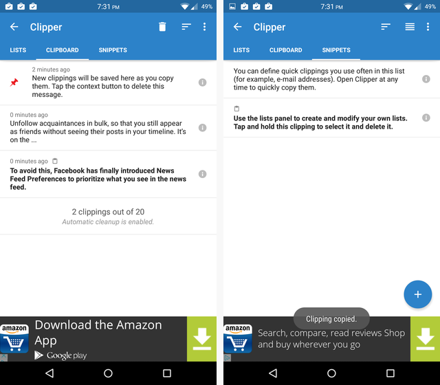 android text clipboard