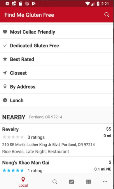 food allergies app