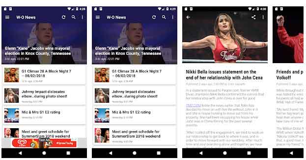 wrestling news app