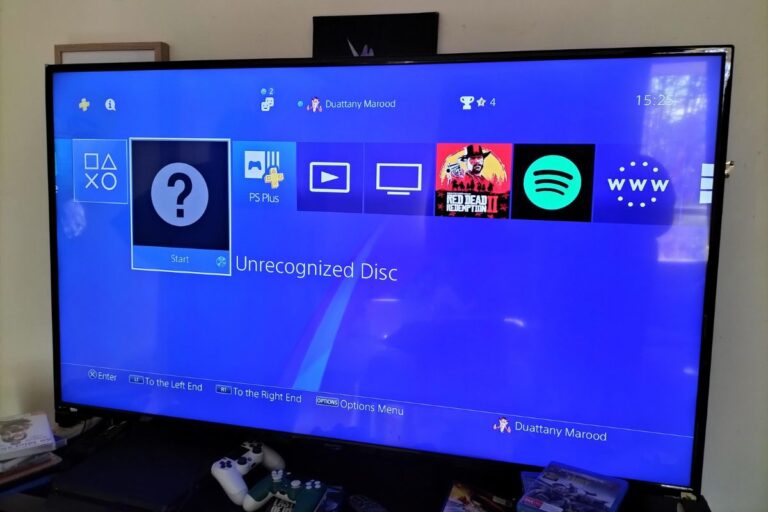 How to Fix Unrecognized Disc on My PS4?