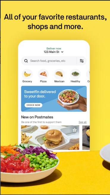 food delivery app postmates review