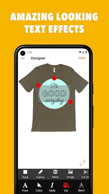 t shirt design app iphone